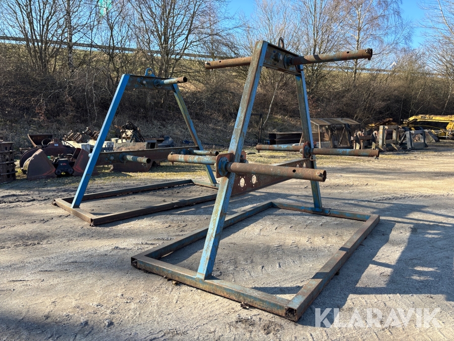 Trumställning för fiberslangblåsning - 2 st