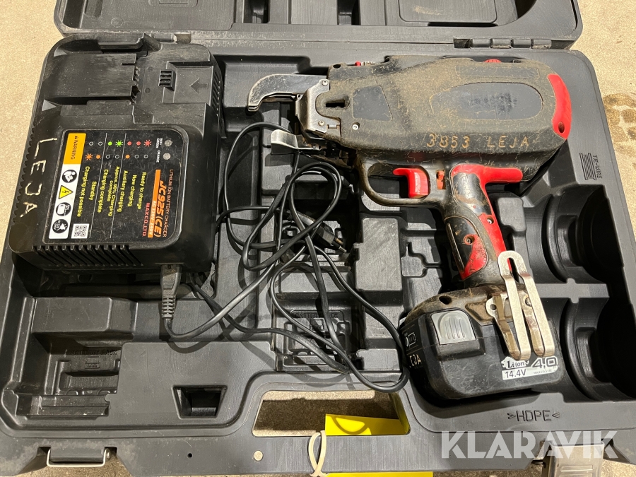 Najmaskin Max RB397 med batteri och laddare