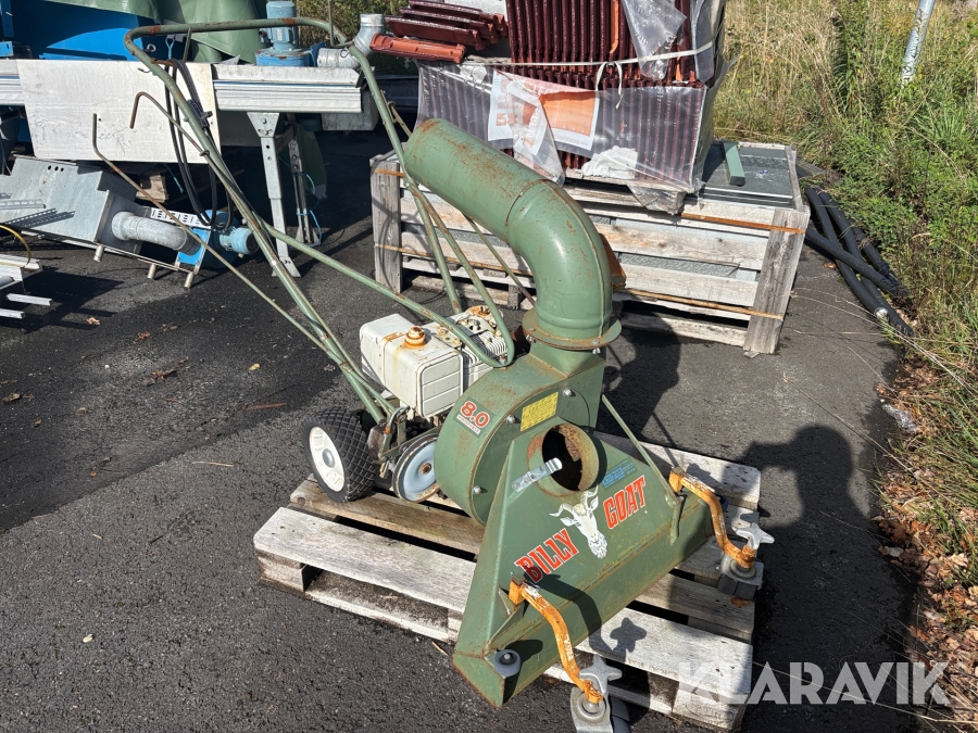 Lövsug/kompostkvarn Billy Goat Bg60P