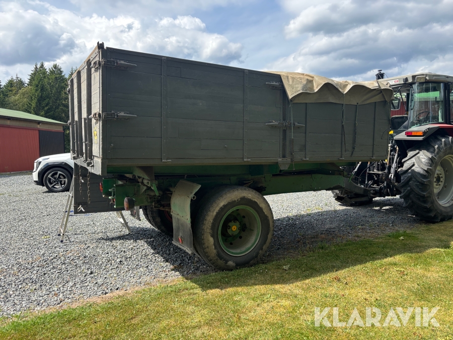 Spannmålssläp tippfunktion