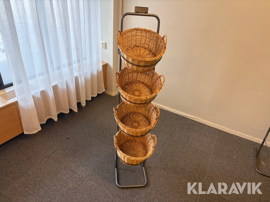 Korgställ med 4st korgar