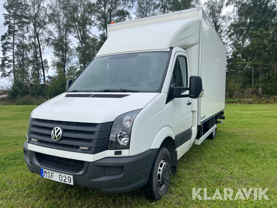 Lastbil Volkswagen Crafter 50 med bakgavellyft