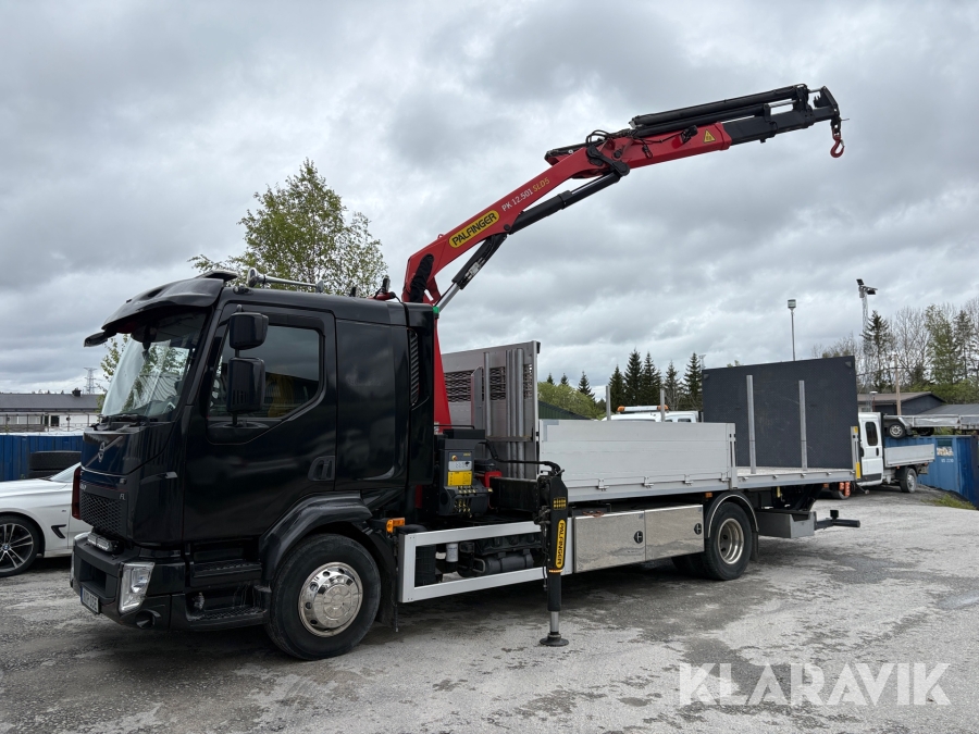 Kranbil Brädgårdsbil Volvo FL