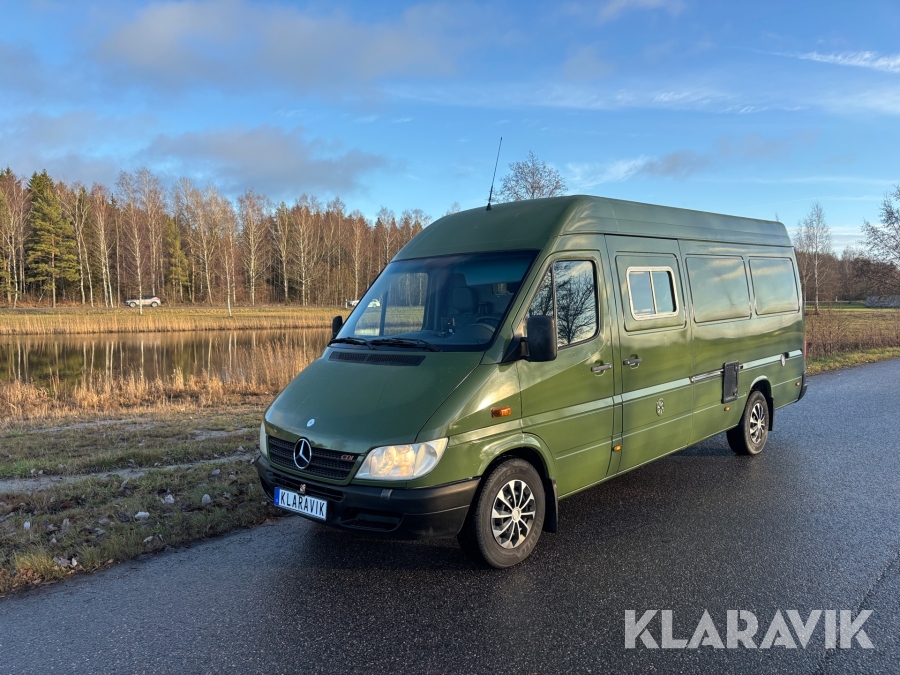 Husbil Mercedes-Benz Sprinter Van Dusch / Toalett / 2 sovplatser