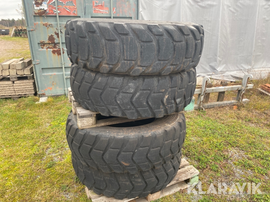 Entreprenaddäck Michelin 15,5R25 4st