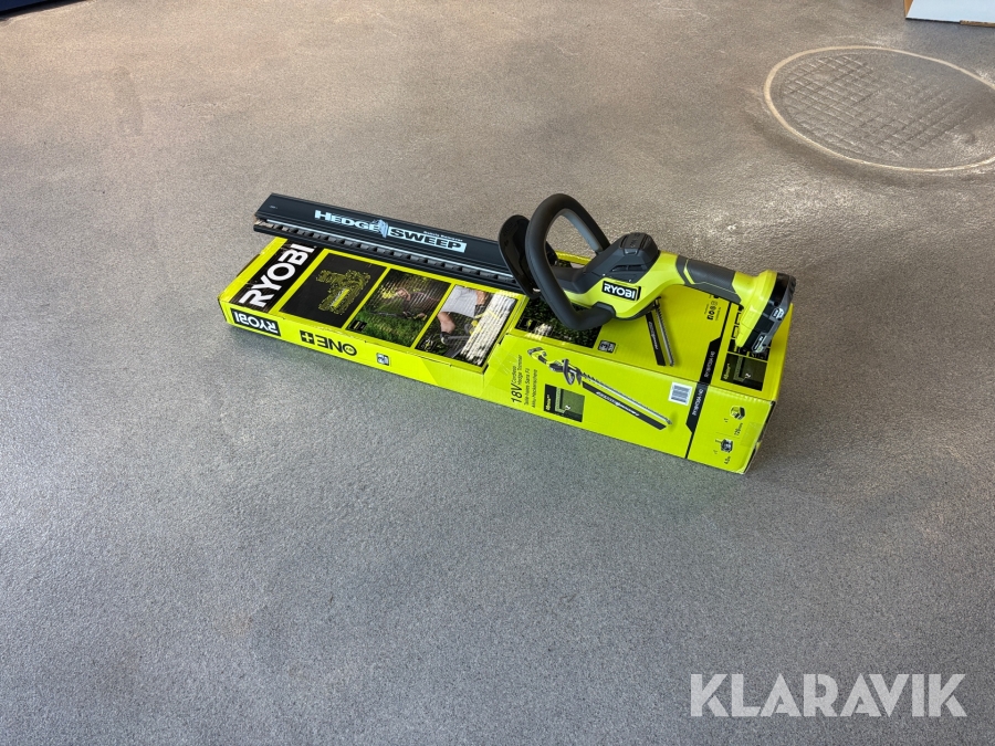 Häcksax Ryobi One+ med 4ah batteri och laddare