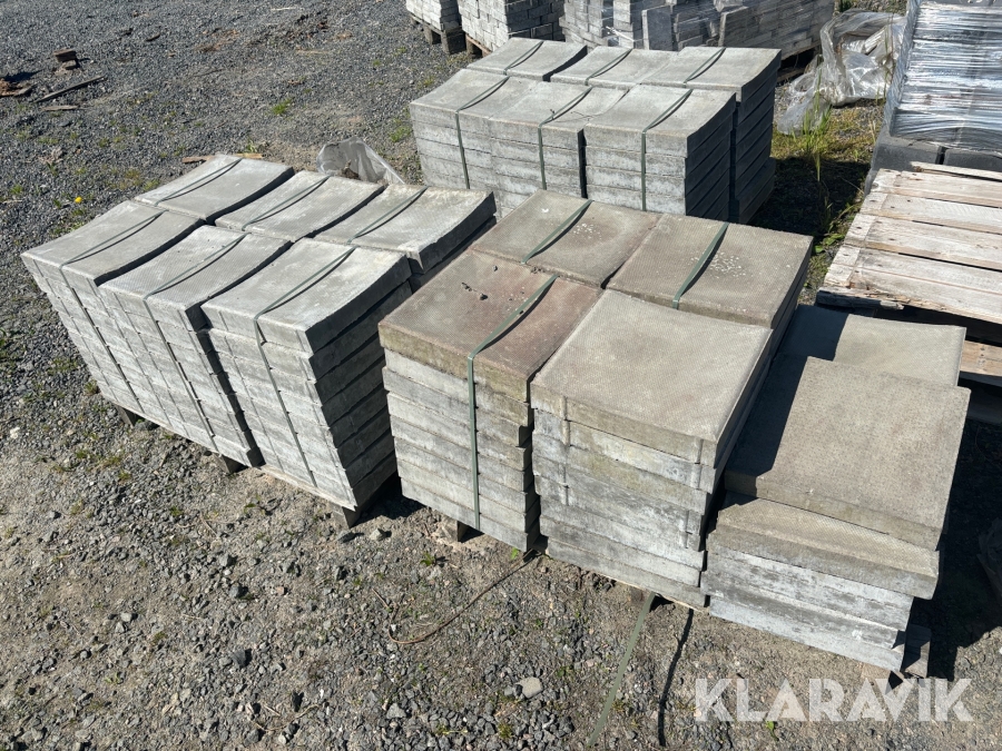 Ränndalsplattor Grå Starka