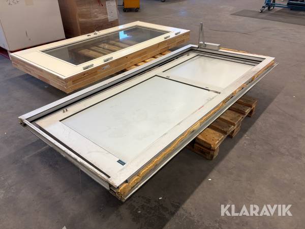 Ytterdörr Aluman i aluminium