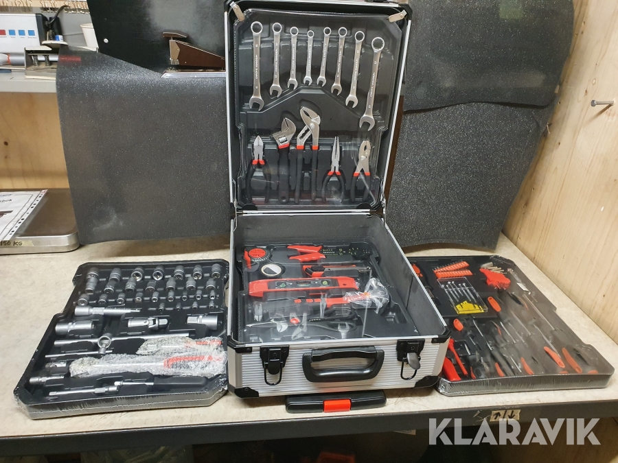 Verktygsväska med verktyg Bearsafe 186 delar