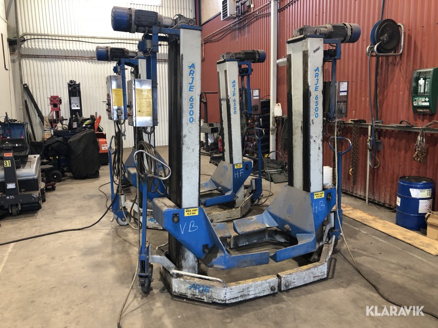 6st Hjullyftar ARJE 6500