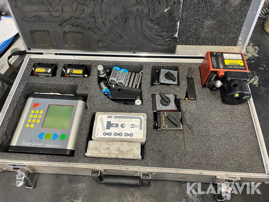 Axeluppriktning/rakhet & planhetsmätning Easy Laser