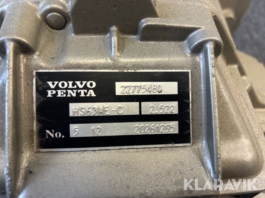 Backslag Volvo Penta HS63AE-C