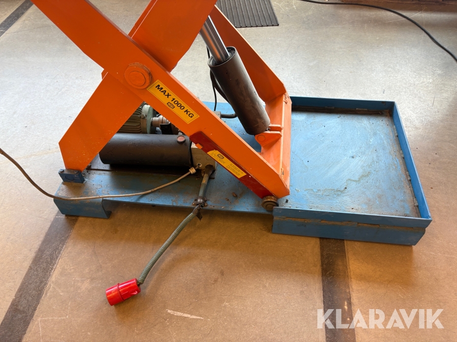 Lyftbord Ergoswede TL1000B med snurrplatta