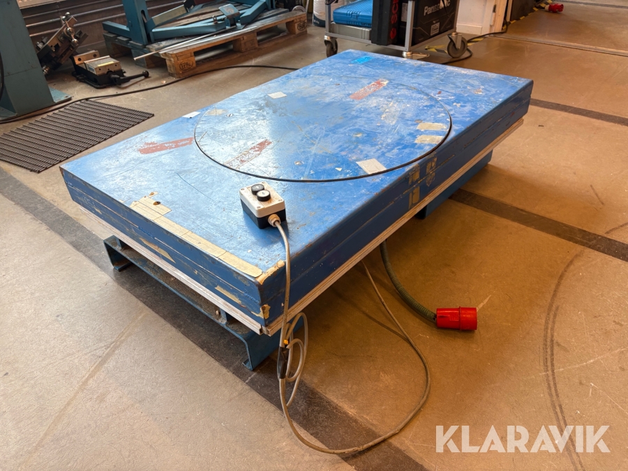 Lyftbord Ergoswede TL1000B med snurrplatta