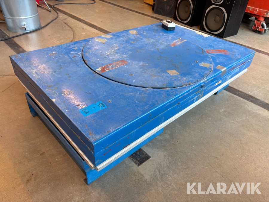 Lyftbord Ergoswede TL1000B med snurrplatta
