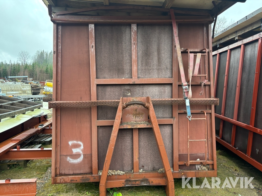 Flismagasin med matningsanläggning ca 120 m3