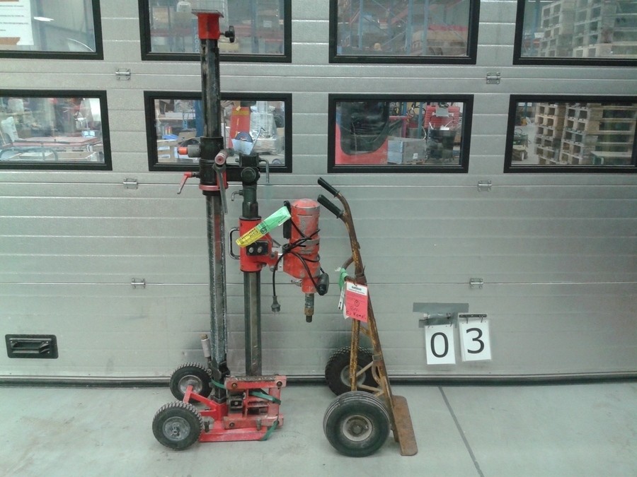 SÄCKKÄRRA 250KG, KÄRNBORRMASKIN, KÄRNBORRSTATIV