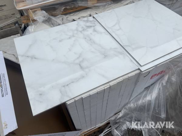 Klinker/Granitkeramik Marmor look 60x60 200kvm