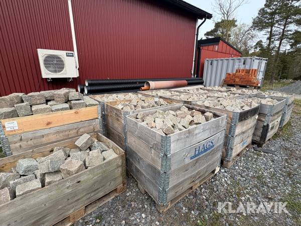 Gatsten stor och liten 14 pallar