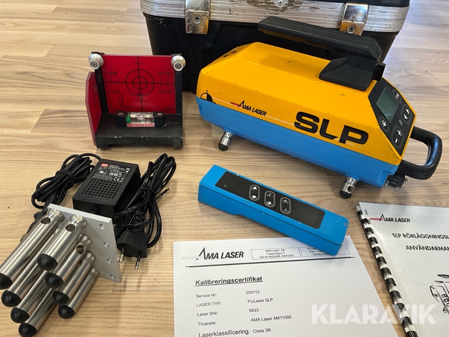 Rörlaser AMA SLP kalibrerad