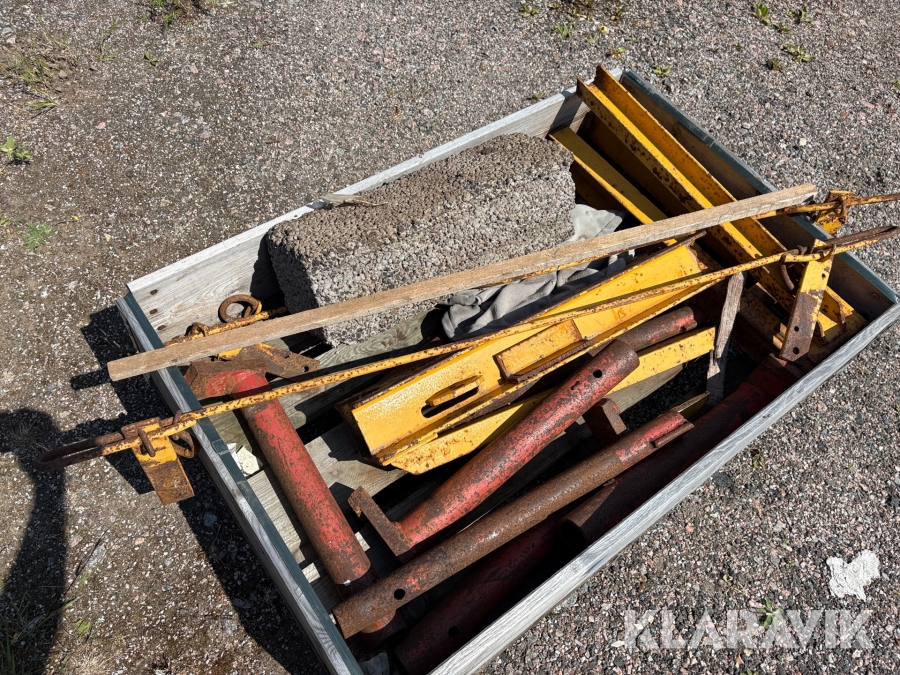 Virkesbankar från moheda skogsvagn