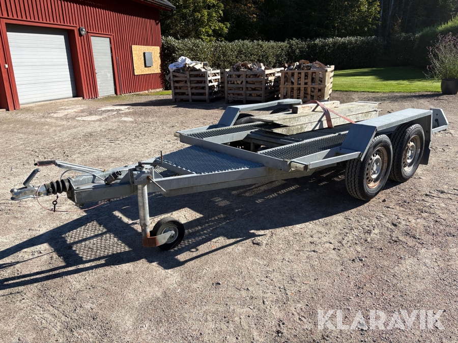 Maskinsläp Rekotrailer VV-SL - med aluminiumramper