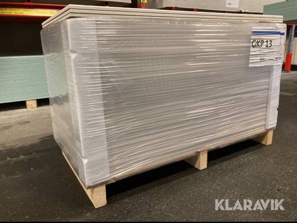 Parti med gipsskivor Gyproc Kortplank 12,5x600x1200