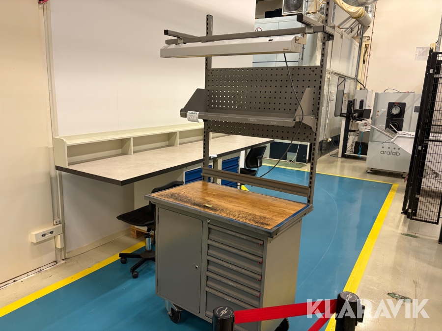 Arbetsbänk på hjul