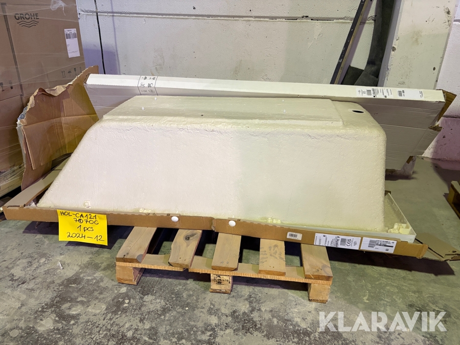 Badkar med plastfront Calos