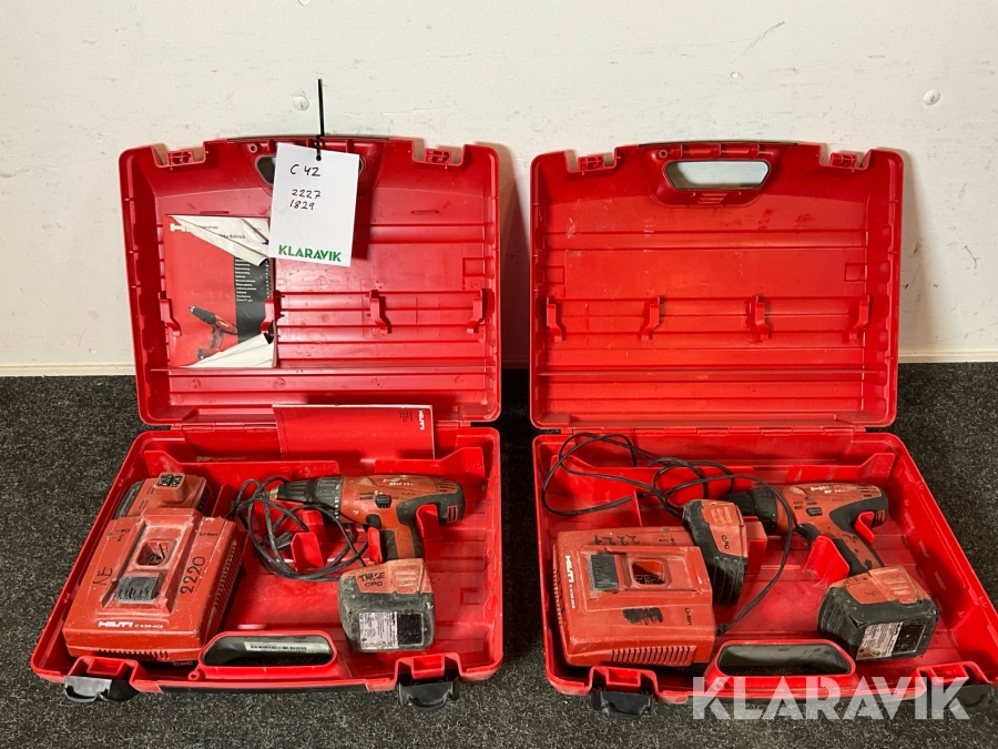 Borrskruvdragare 2st Hilti SFH 144-A / SF 144-A
