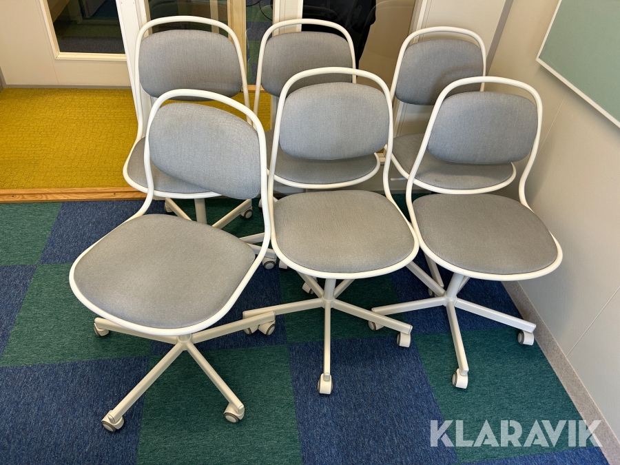 Skrivbordsstolar IKEA Örfjäll 6 st