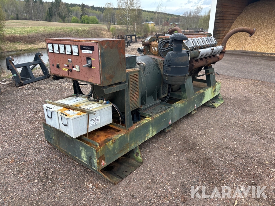 Generator / Elverk Ansaldo 200 kVA