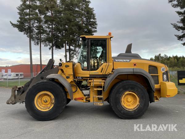Hjullastare Volvo L120H Optishift C-smörj Våg CDC