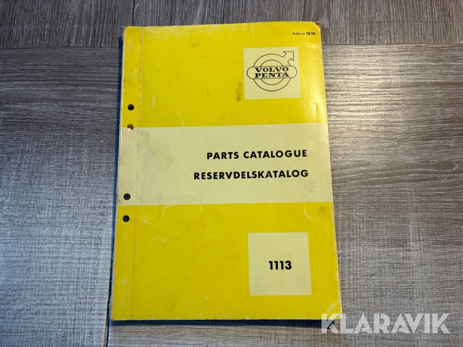 Reservdelskatalog Volvo Penta 1113