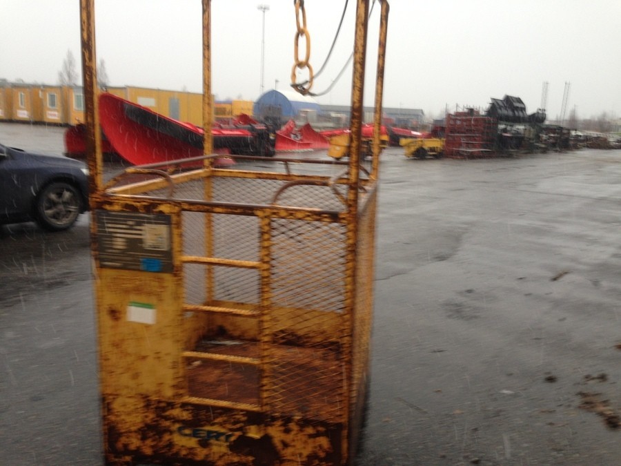 Arbetskorg för personlyft - Hängställning