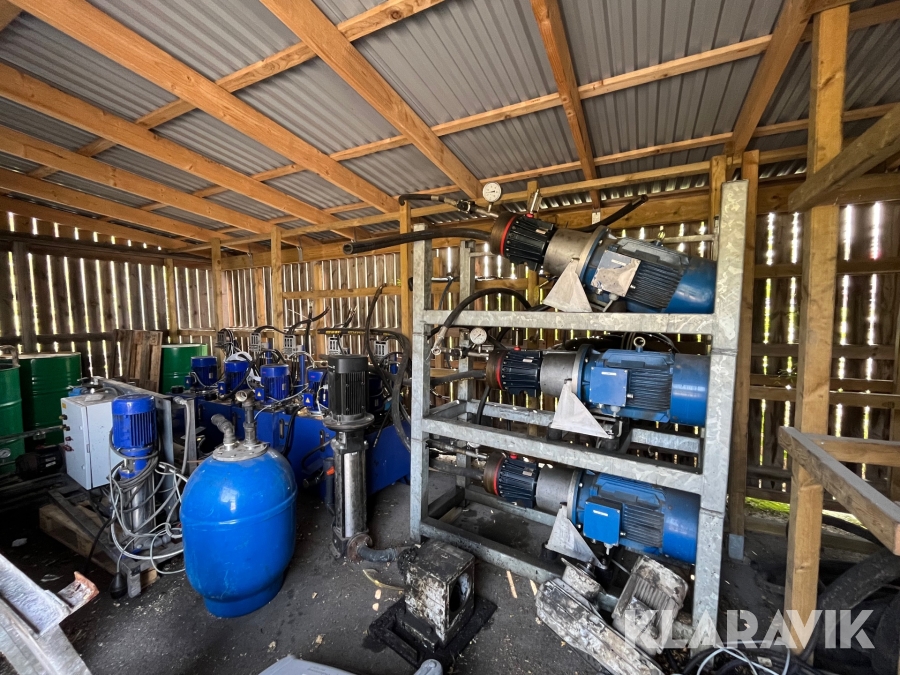 Nedmonterad biltvätt