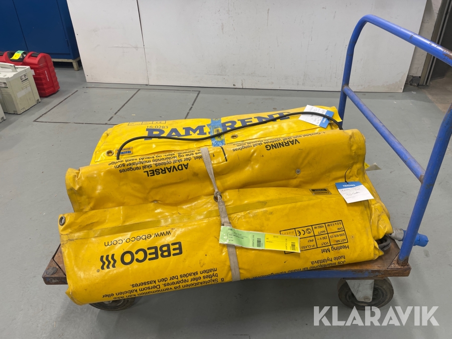 Värmemattor Ebeco 1000W 3st