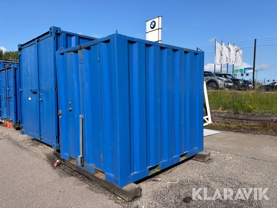 Container 8 fot med hyllor/ el