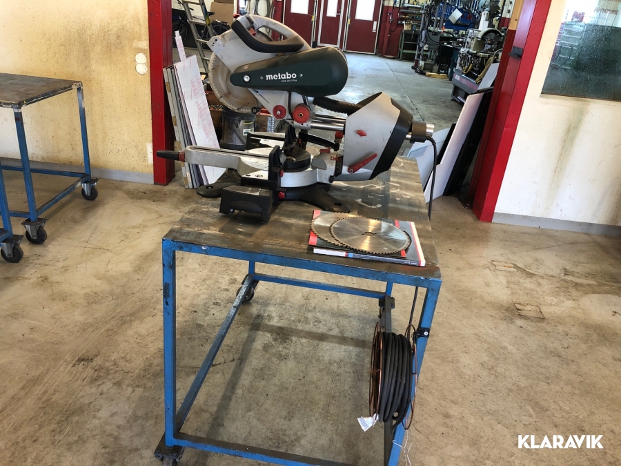 Byggsåg med bord Metabo  KGS 254 plus 