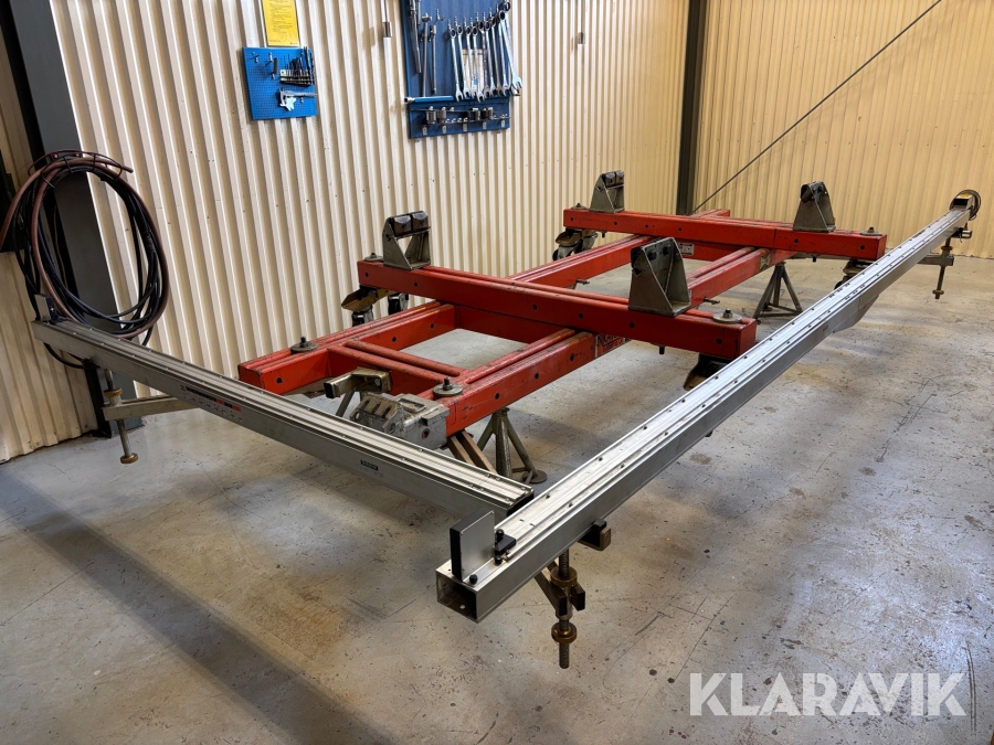 Riktbänk 2 st Dataliner komplett med laser mätsystem samt tillbehör