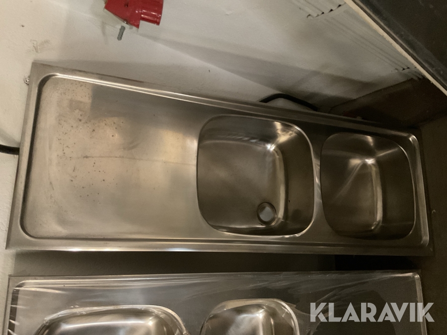 Diskbänk blank 1,22m, hodjup 160mm