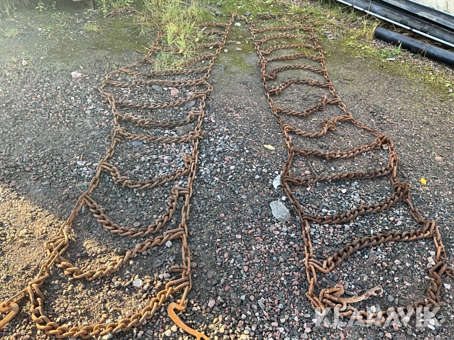 Snökedjor till entreprenadmaskin  2st