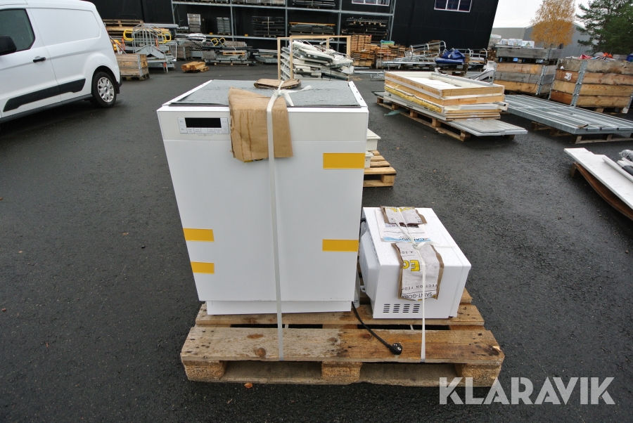 Diskmaskin och mikrovågsugn Cylinda och Canvac 230 volt