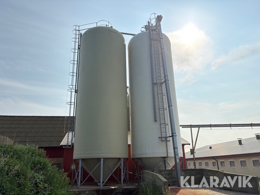 Fodersilos Tunetanken 143m3, 2st
