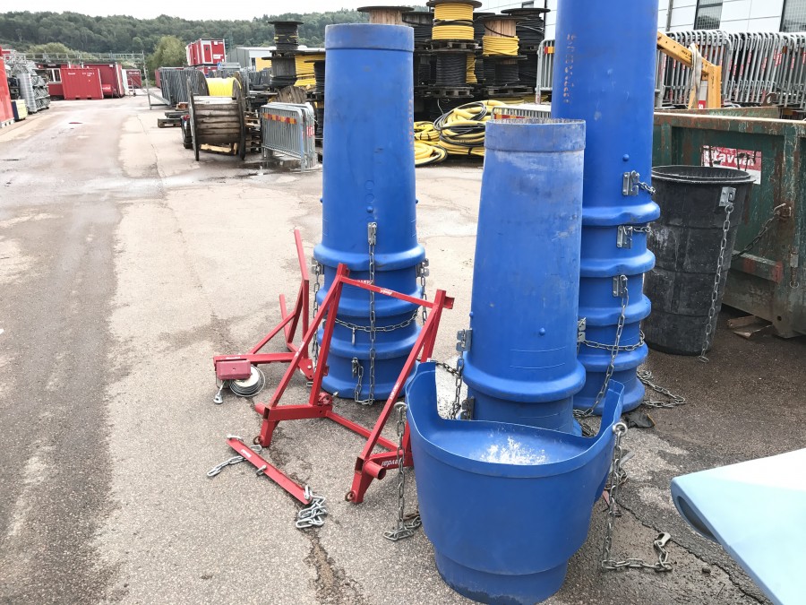 Störttrummor 11 st / Fäste / Vinsch