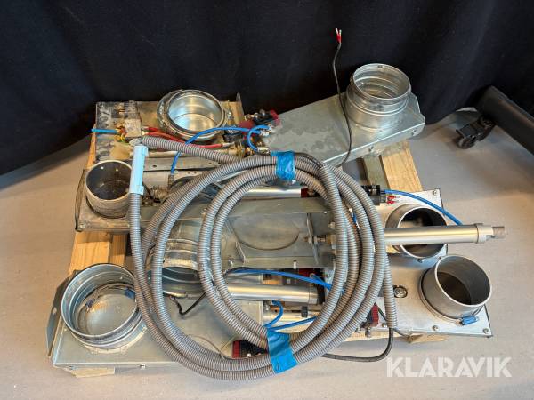 Luftdrivna spjäll till spånsug