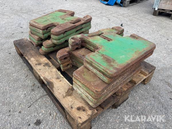 Frontvikter John Deere 12x 50kg