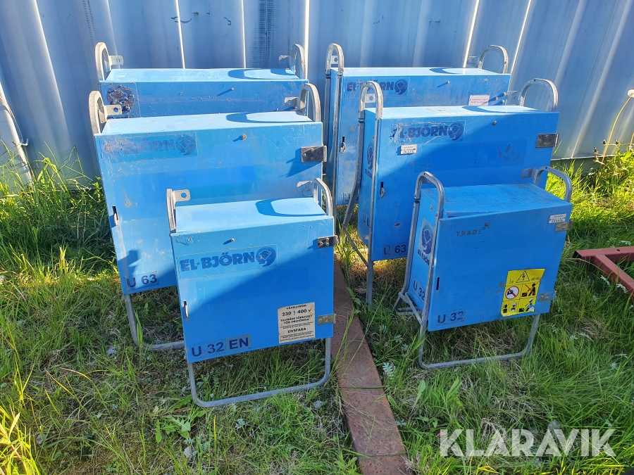 Elcentraler El-Björn U63 & U32 6 st