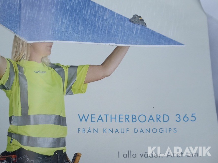 Gipsskivor Knauf Weatherbord 365 84st