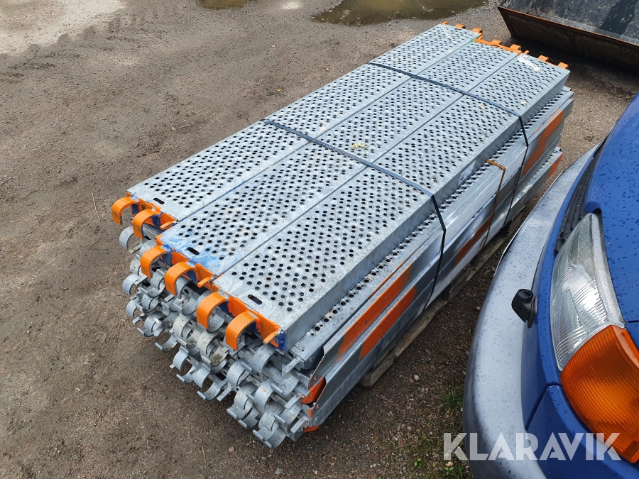 Stålplank till byggställning Ståltrall 27 st